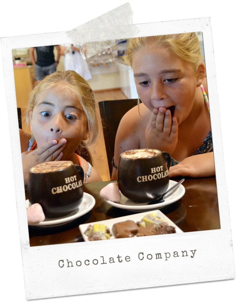 hot chocolate at hunter valley chocolate company